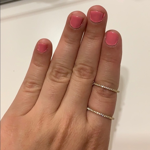 2 Stackable Eternity Bands - Picture 6 of 8